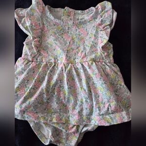 Carter's Pastel Floral Baby Romper